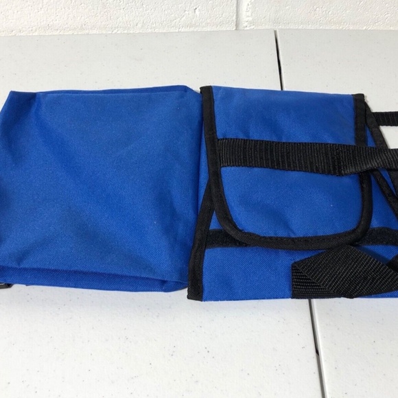 Monark Skateboard Supply 27 x 8 in Carrying Travel Bag Backpack Handbag Blue VGC - Picture 7 of 7